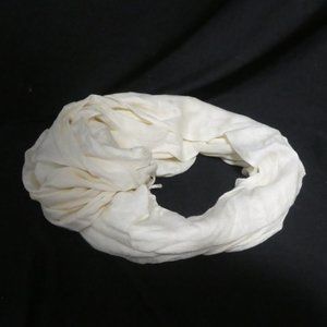 Sheer Shawl | Plaid Dyed | Cream